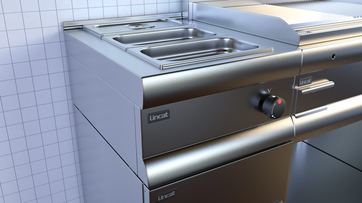 3D LINCAT Kitchen Equipment Set model