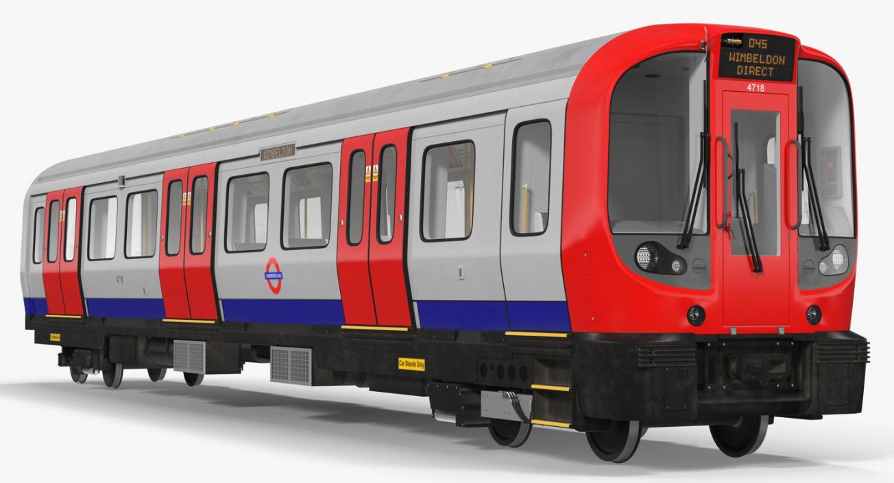 3D London Subway Train S8 Locomotive model