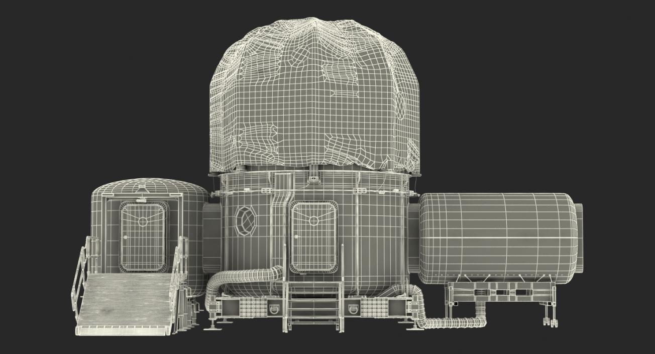 Space Colony Structures Collection 3D model