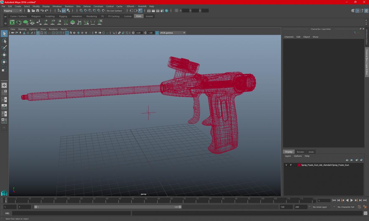 Spray Foam Gun 3D model