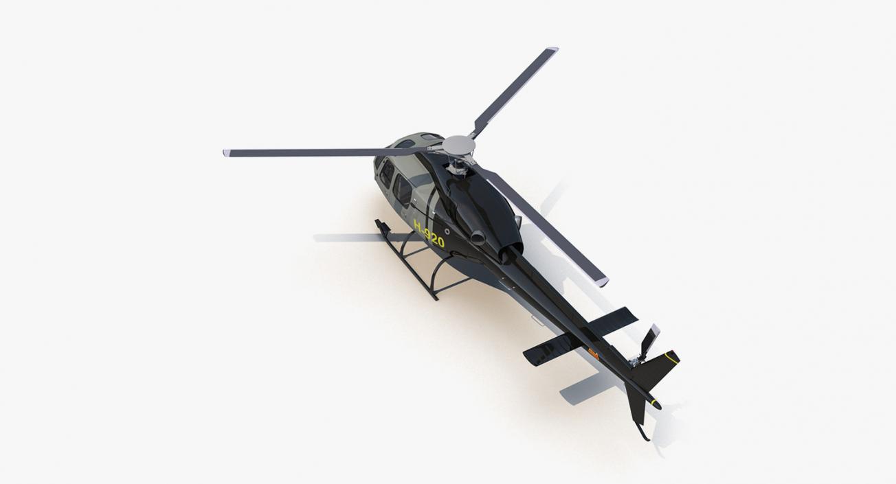 Rigged Private Helicopters Collection 5 3D model