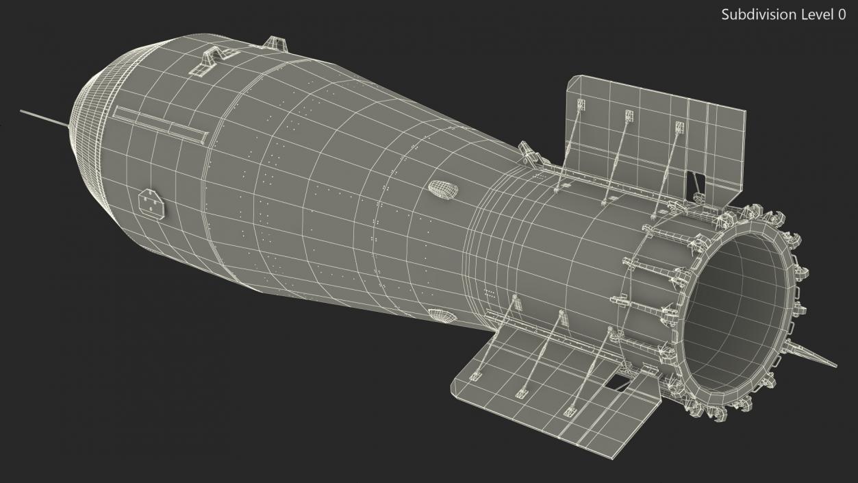 3D Soviet Thermonuclear Bomb AN602