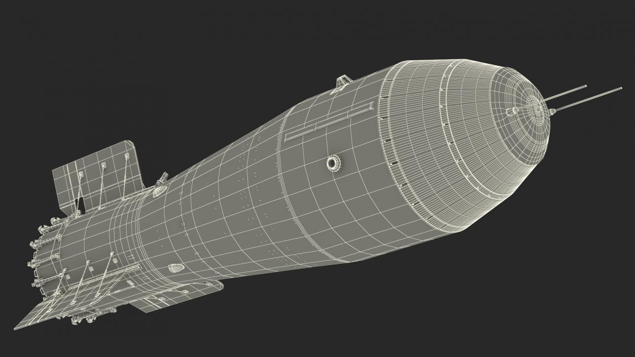 3D Soviet Thermonuclear Bomb AN602