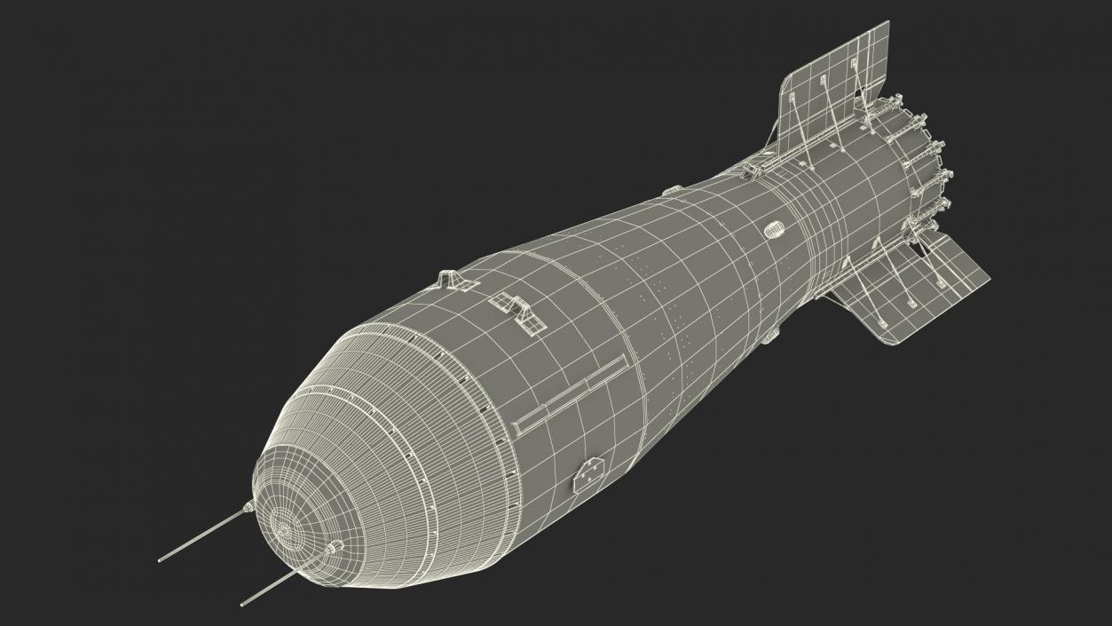 3D Soviet Thermonuclear Bomb AN602