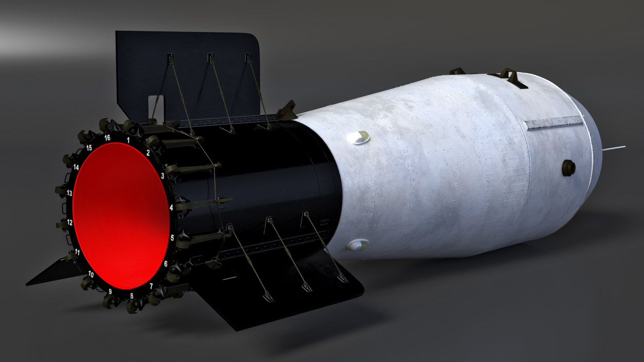 3D Soviet Thermonuclear Bomb AN602