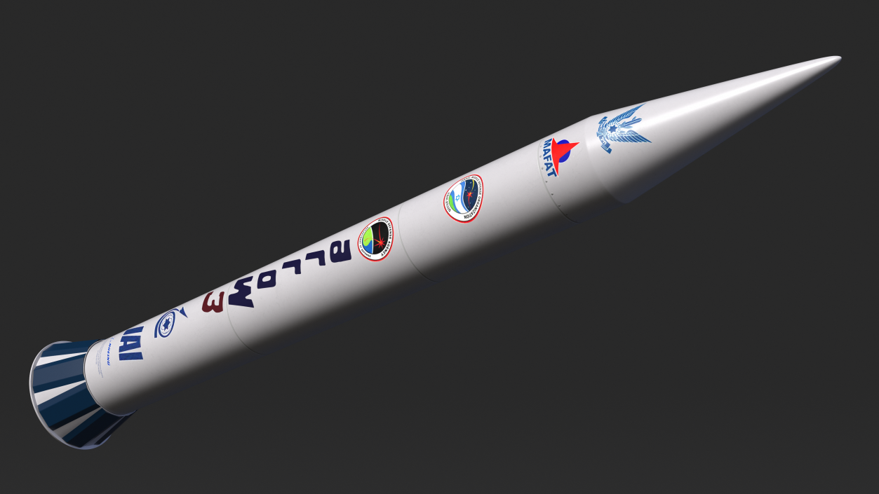 Missile for Arrow-3 Installation 3D