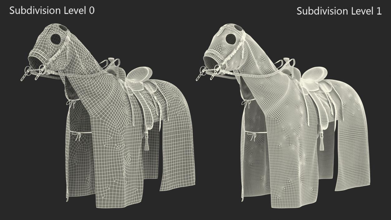 3D model Crusader Horse Armor