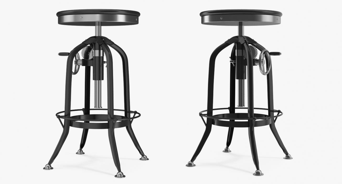 3D Pittsburgh Height Barstool