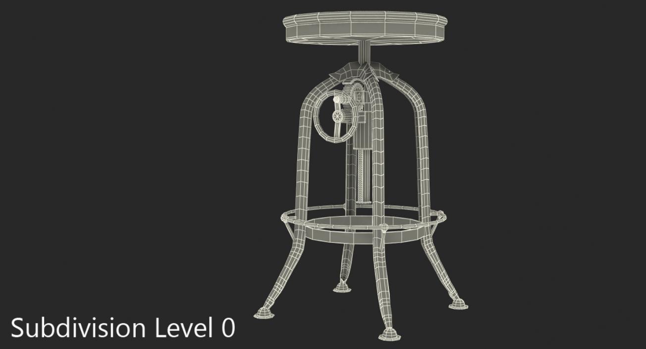 3D Pittsburgh Height Barstool