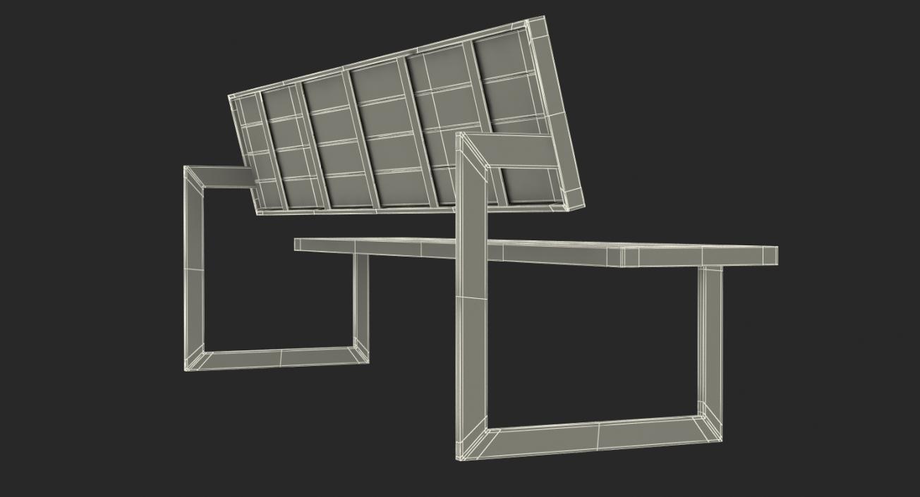 Street Bench 3D