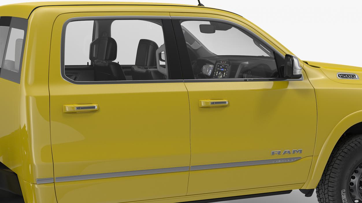 3D model Crew Cab Dodge RAM 1500 No Bed