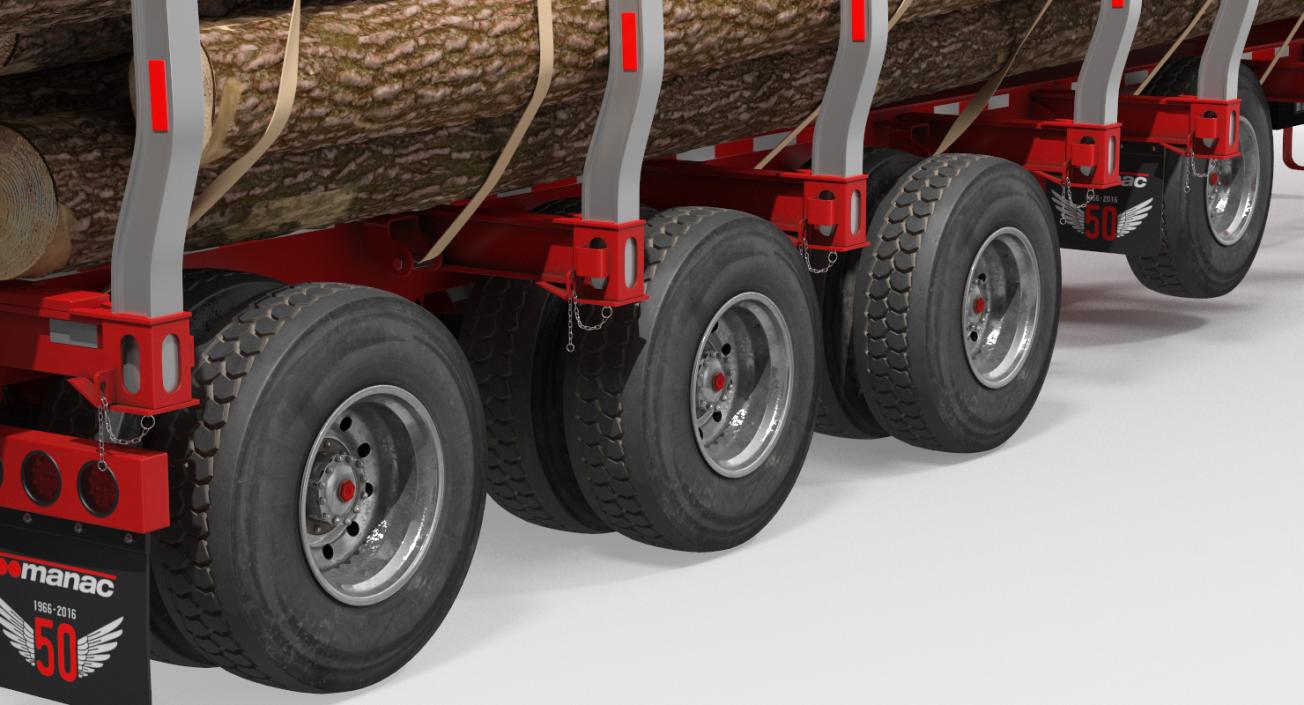 3D Logging Trailer Manac