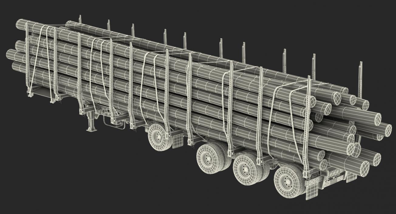 3D Logging Trailer Manac