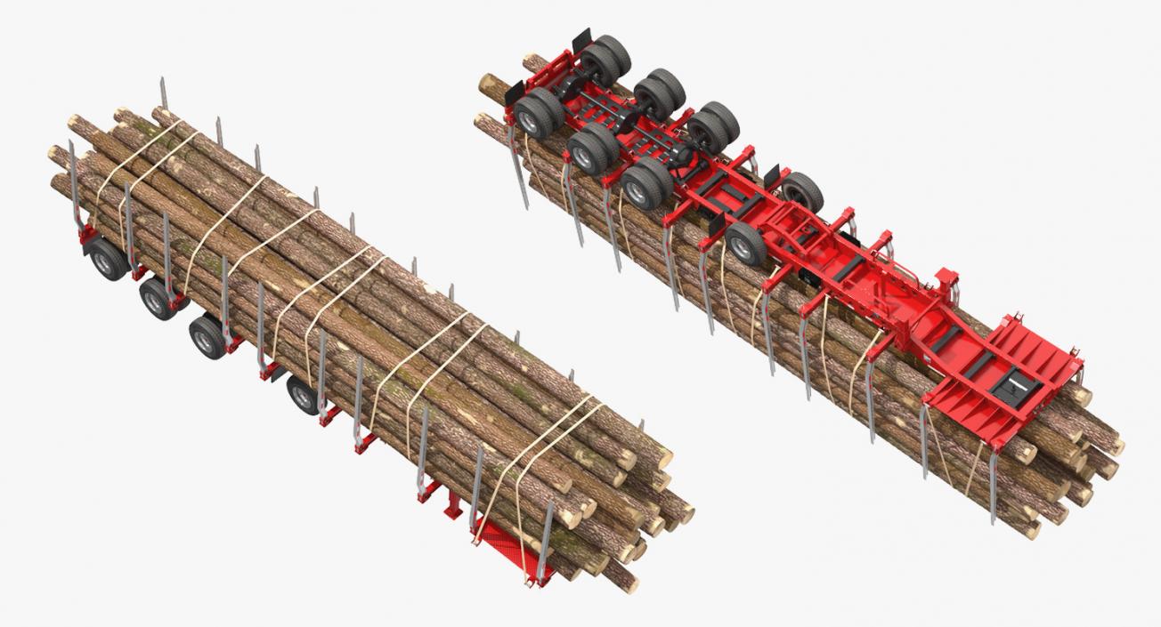 3D Logging Trailer Manac