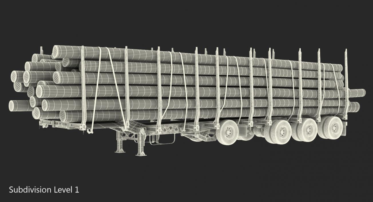 3D Logging Trailer Manac