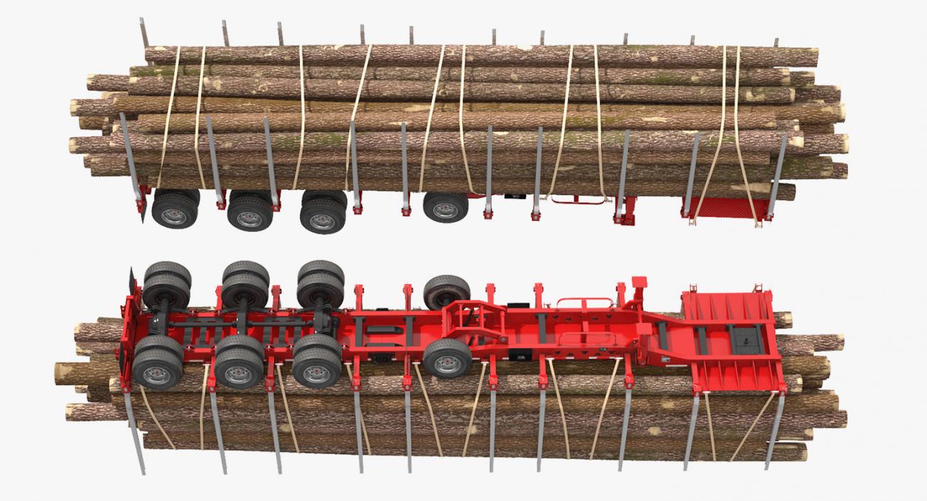 3D Logging Trailer Manac