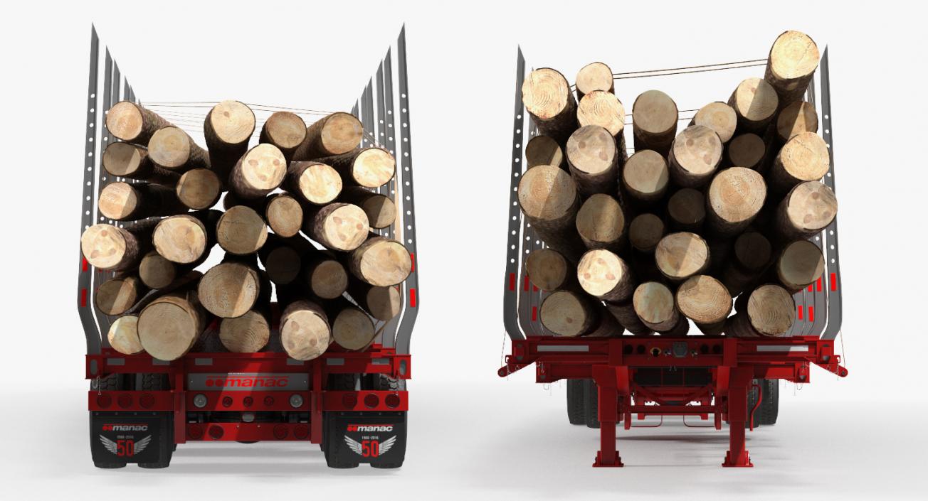 3D Logging Trailer Manac