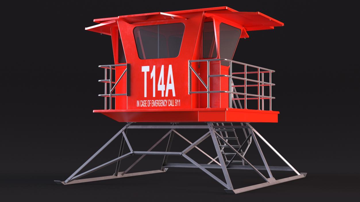 Lifeguard Stations Collection 3D model