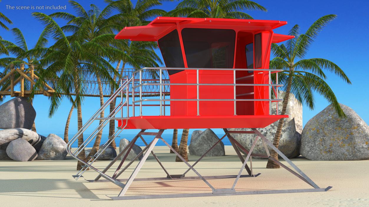 Lifeguard Stations Collection 3D model