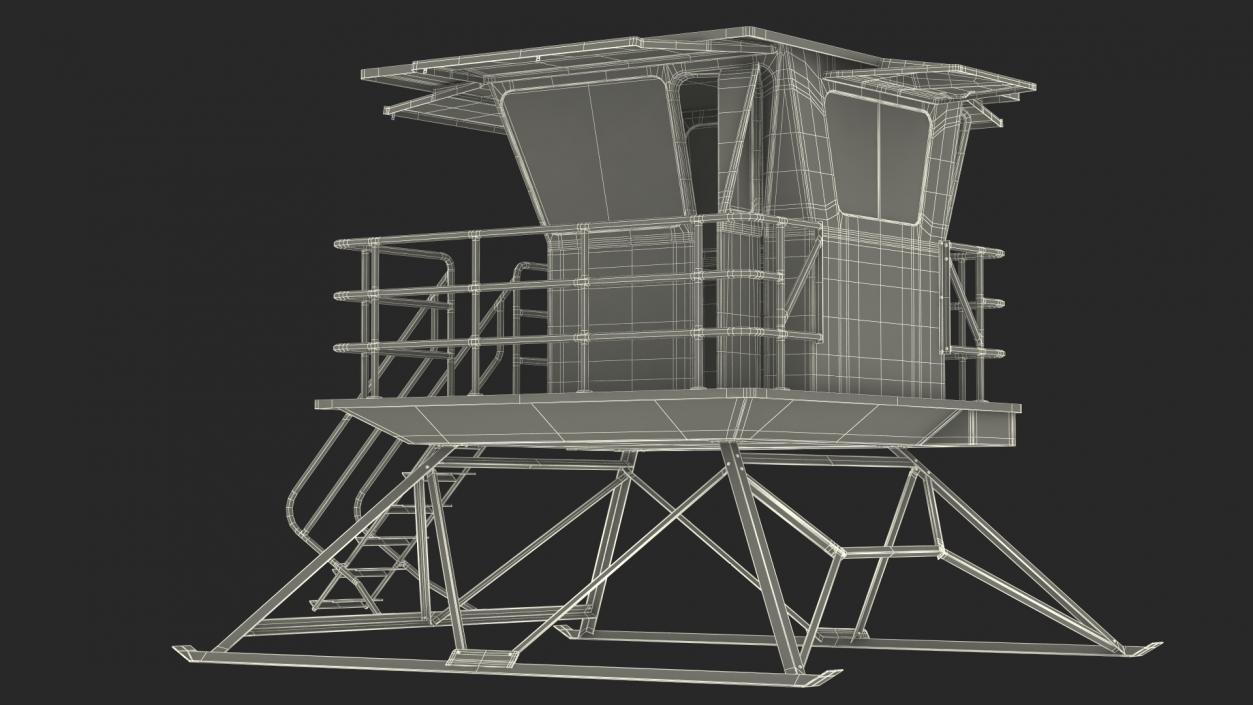 Lifeguard Stations Collection 3D model