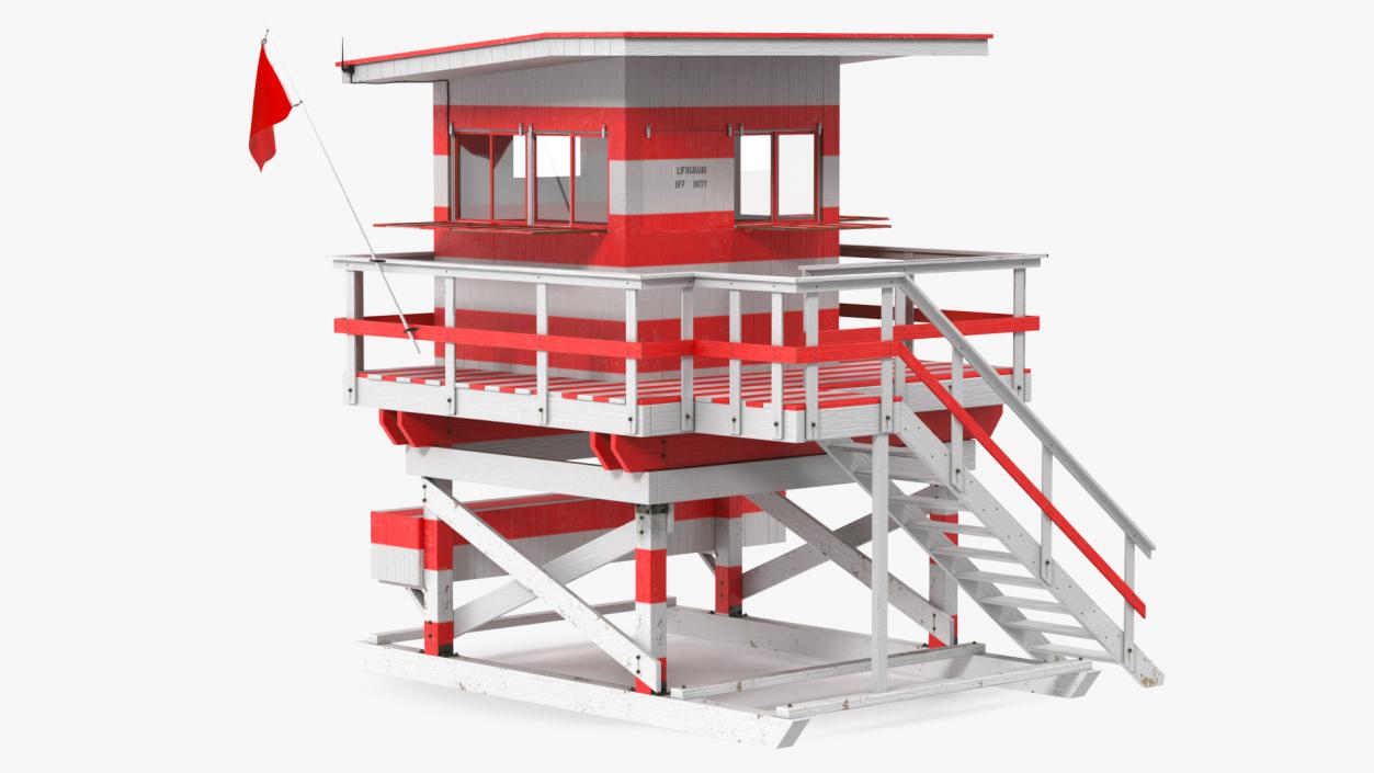 Lifeguard Stations Collection 3D model