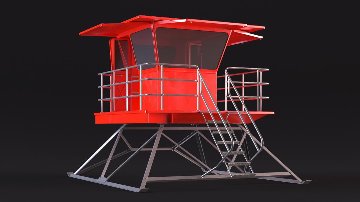 Lifeguard Stations Collection 3D model