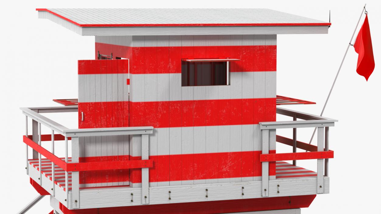 Lifeguard Stations Collection 3D model