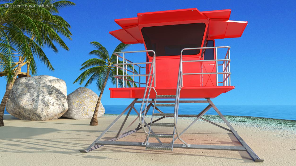 Lifeguard Stations Collection 3D model