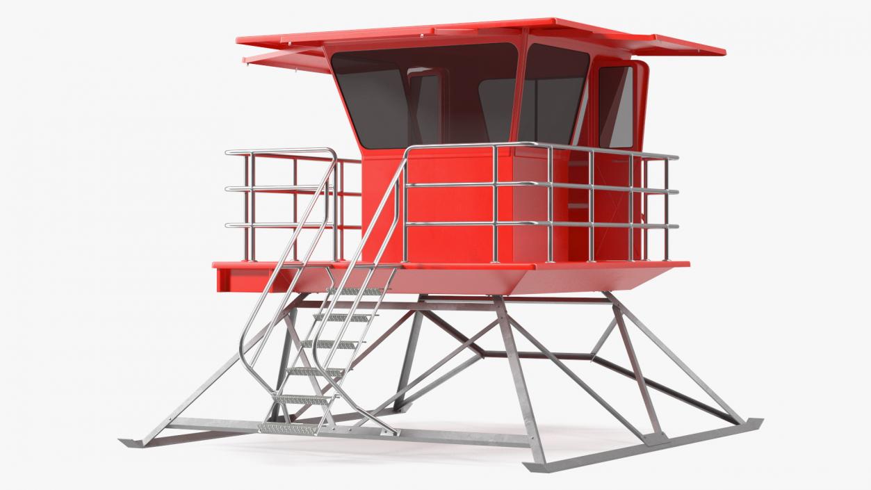 Lifeguard Stations Collection 3D model