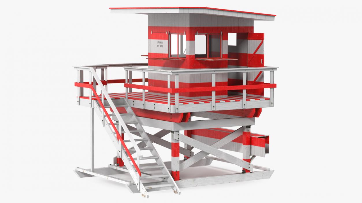 Lifeguard Stations Collection 3D model