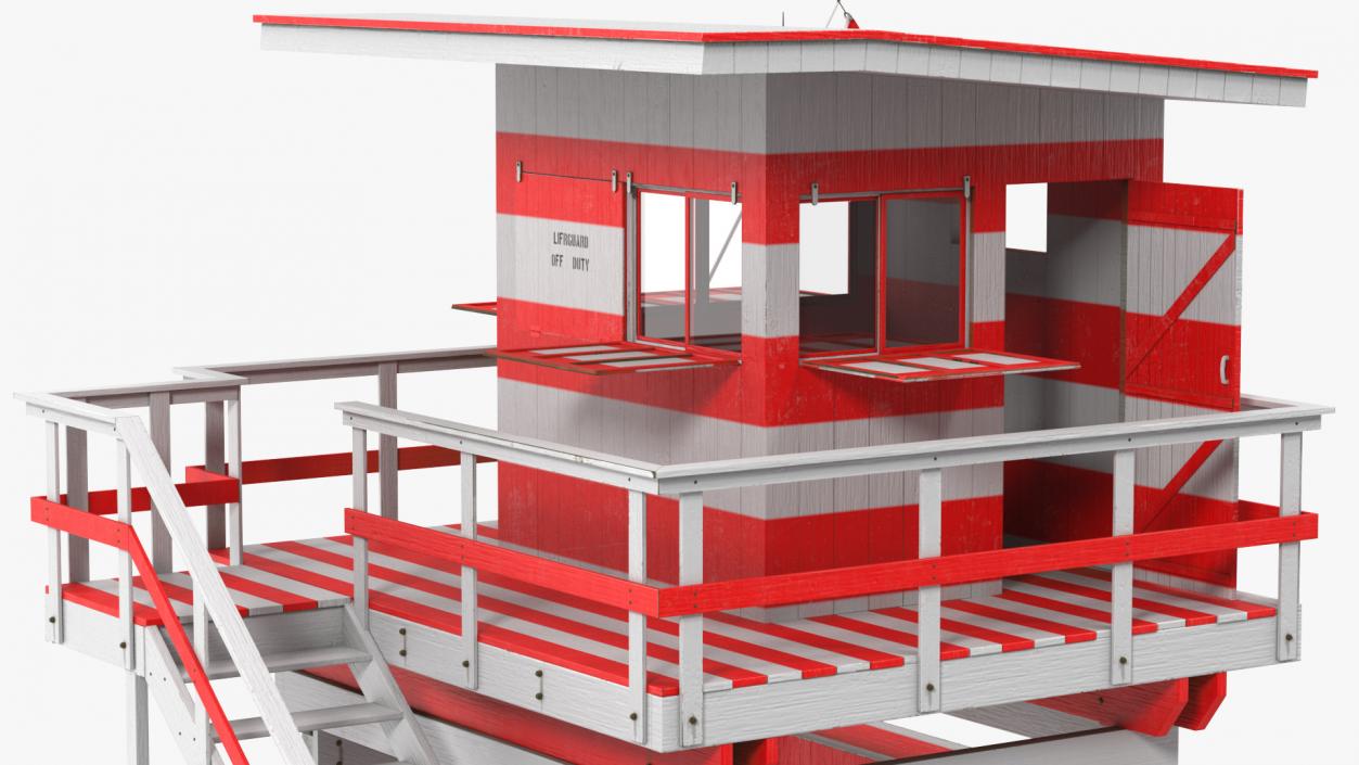 Lifeguard Stations Collection 3D model