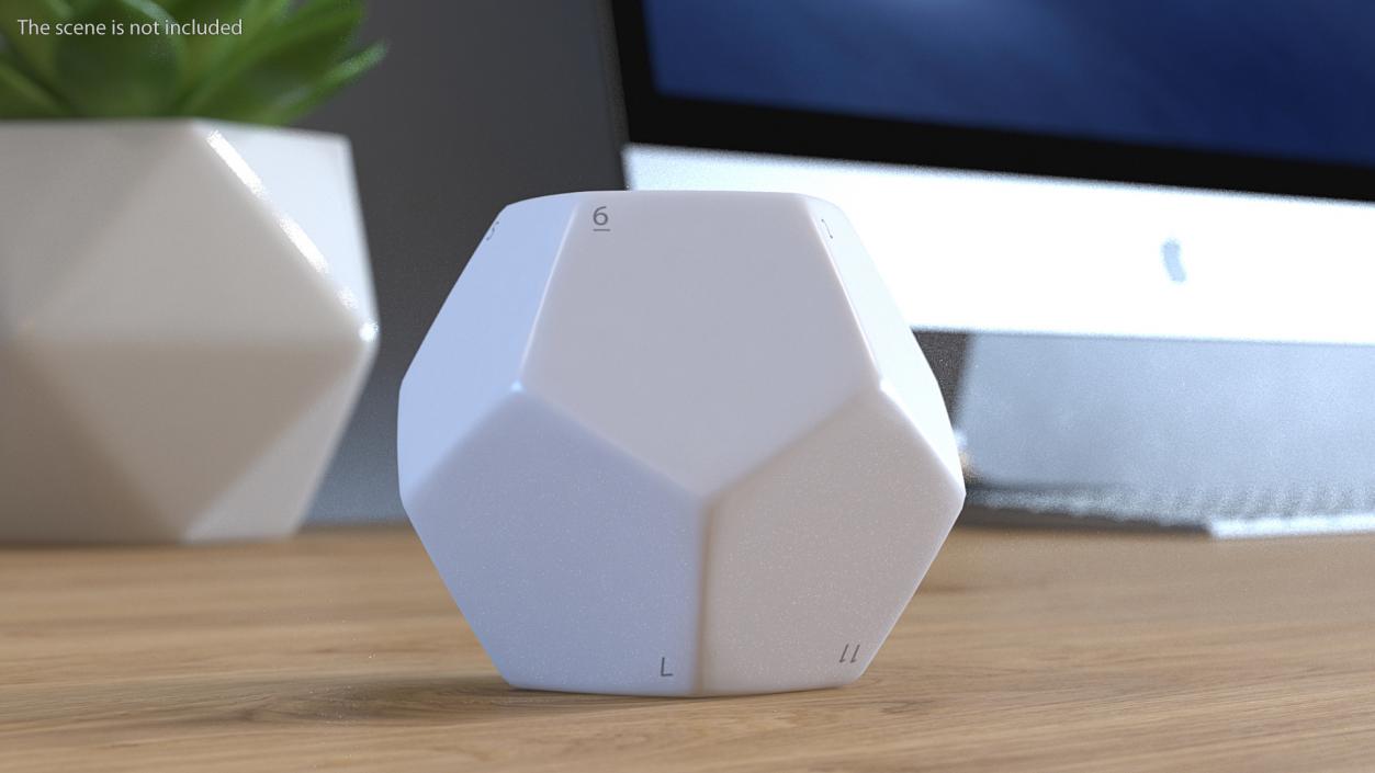 3D Nanoleaf Remote with Nanoleaf Light Panel Light Off