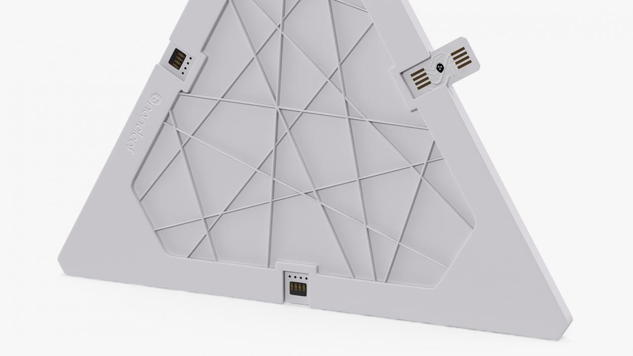 3D Nanoleaf Remote with Nanoleaf Light Panel Light Off