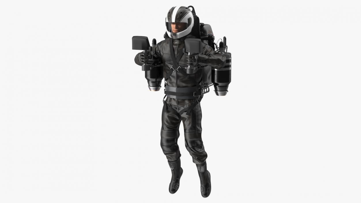 JetPack JB-10 With Pilot 3D model