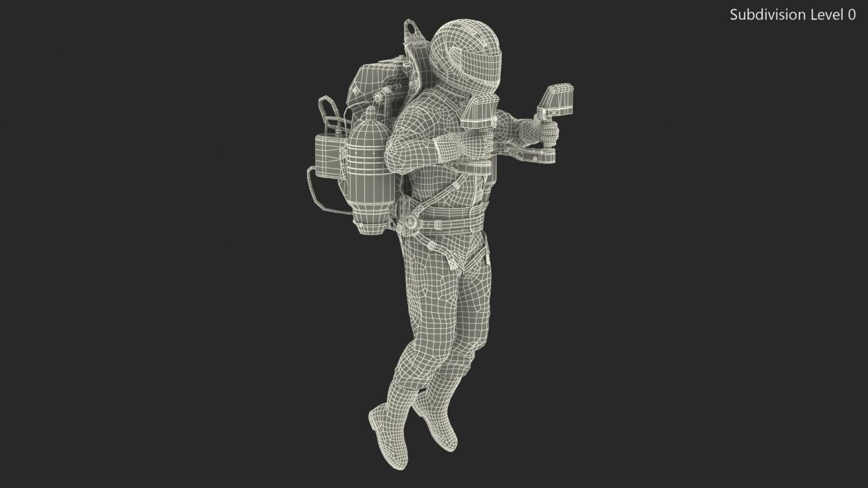 JetPack JB-10 With Pilot 3D model