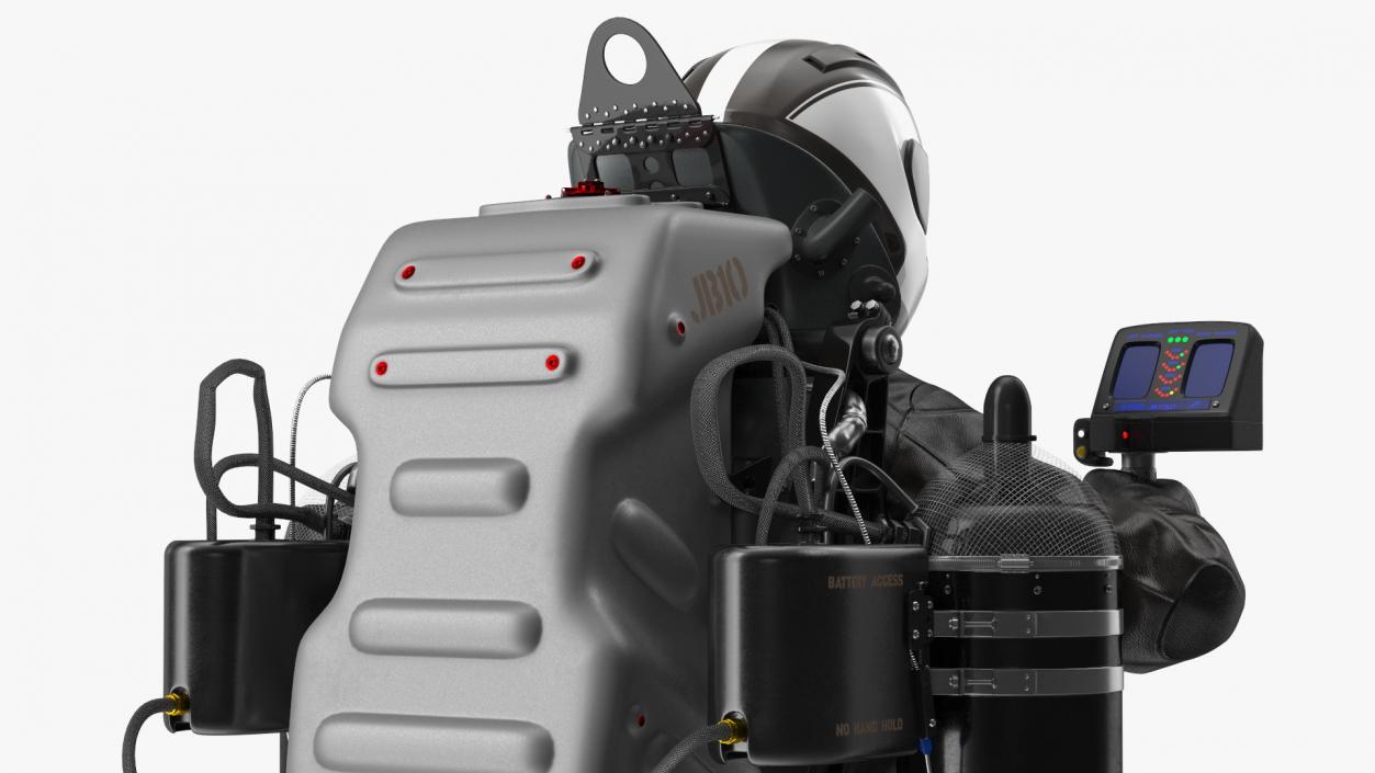 JetPack JB-10 With Pilot 3D model