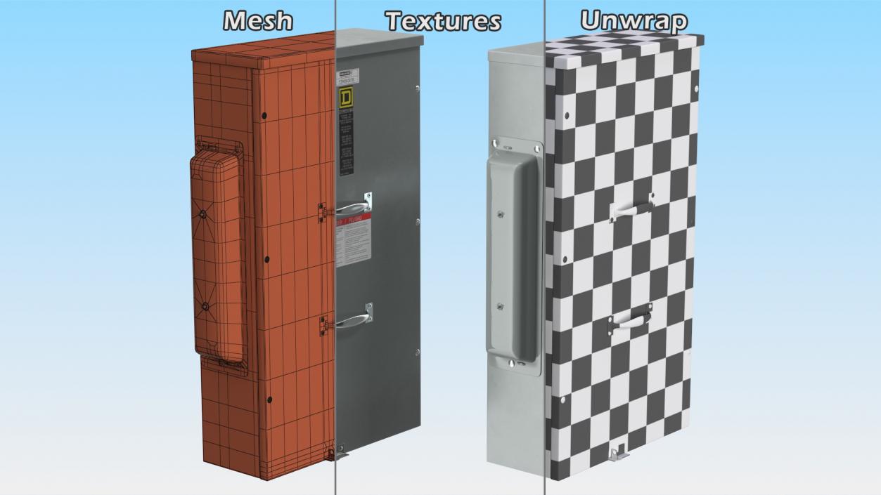 Meter Center Terminal Box Square D EZM3600 3D