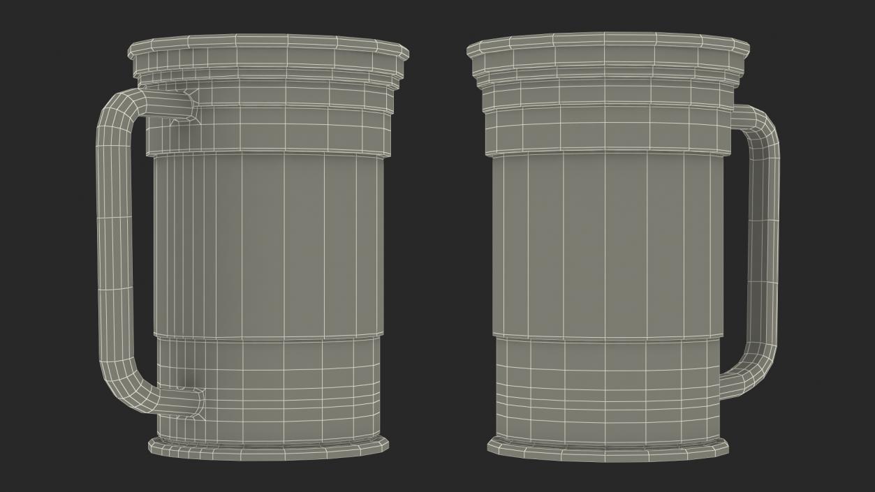 3D Plastic Cups Collection model