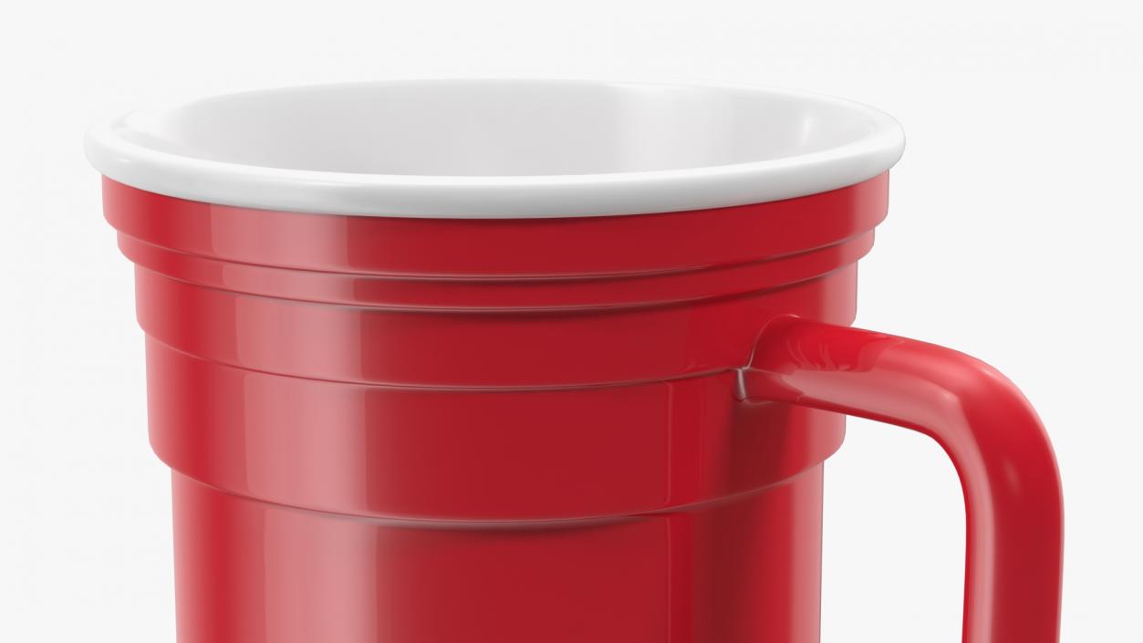 3D Plastic Cups Collection model