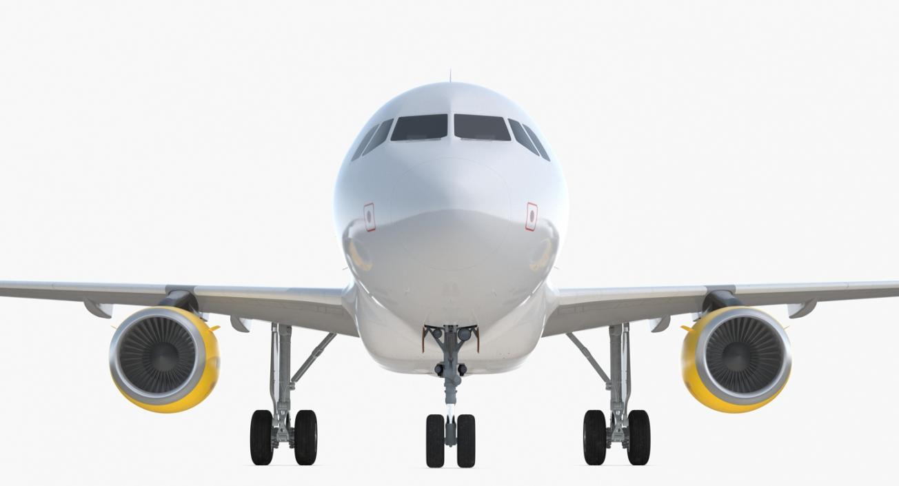 3D model Airbus A320 Vueling Airlines Rigged