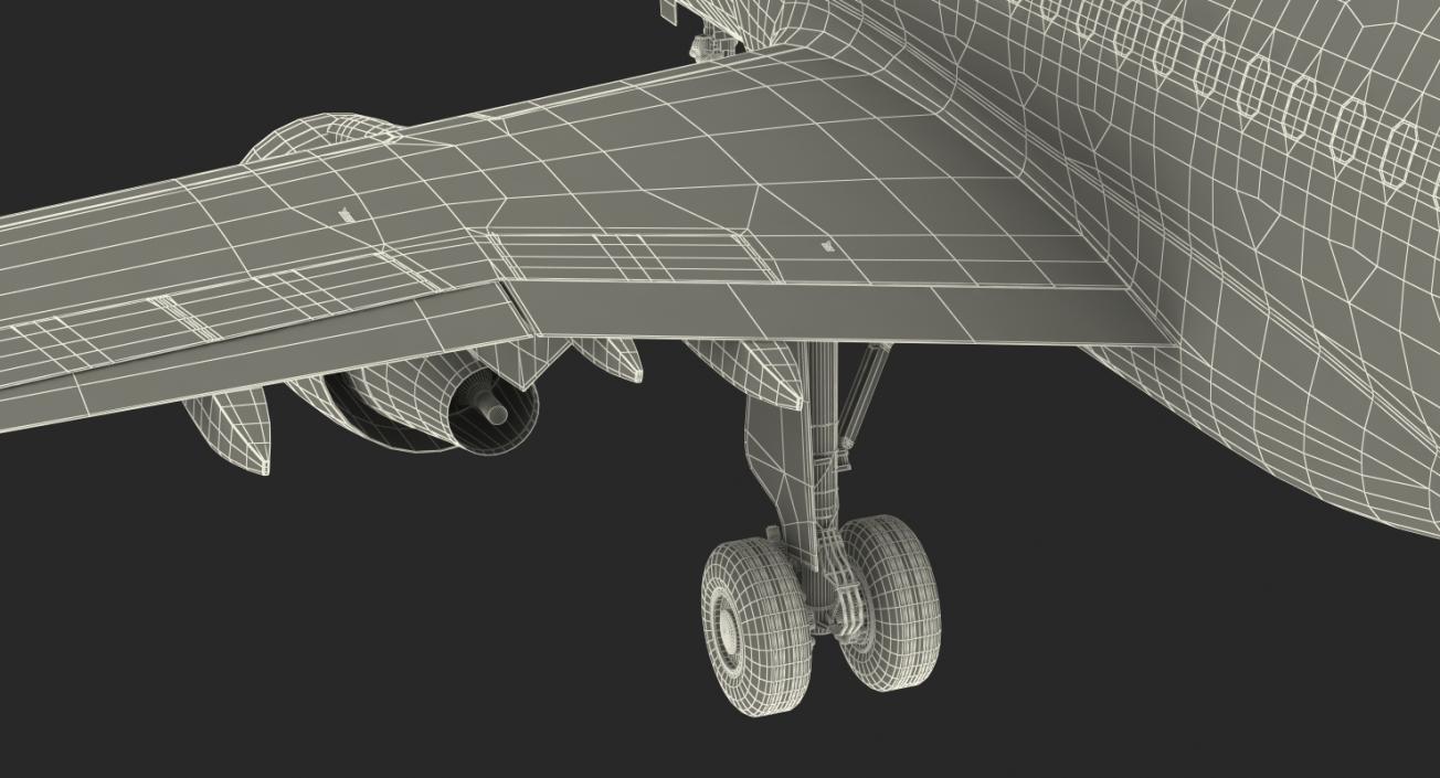 3D model Airbus A320 Vueling Airlines Rigged