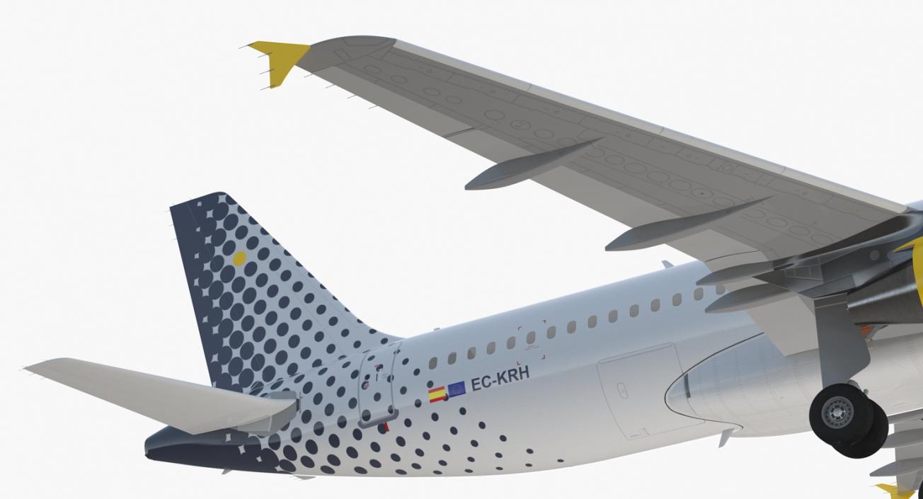 3D model Airbus A320 Vueling Airlines Rigged