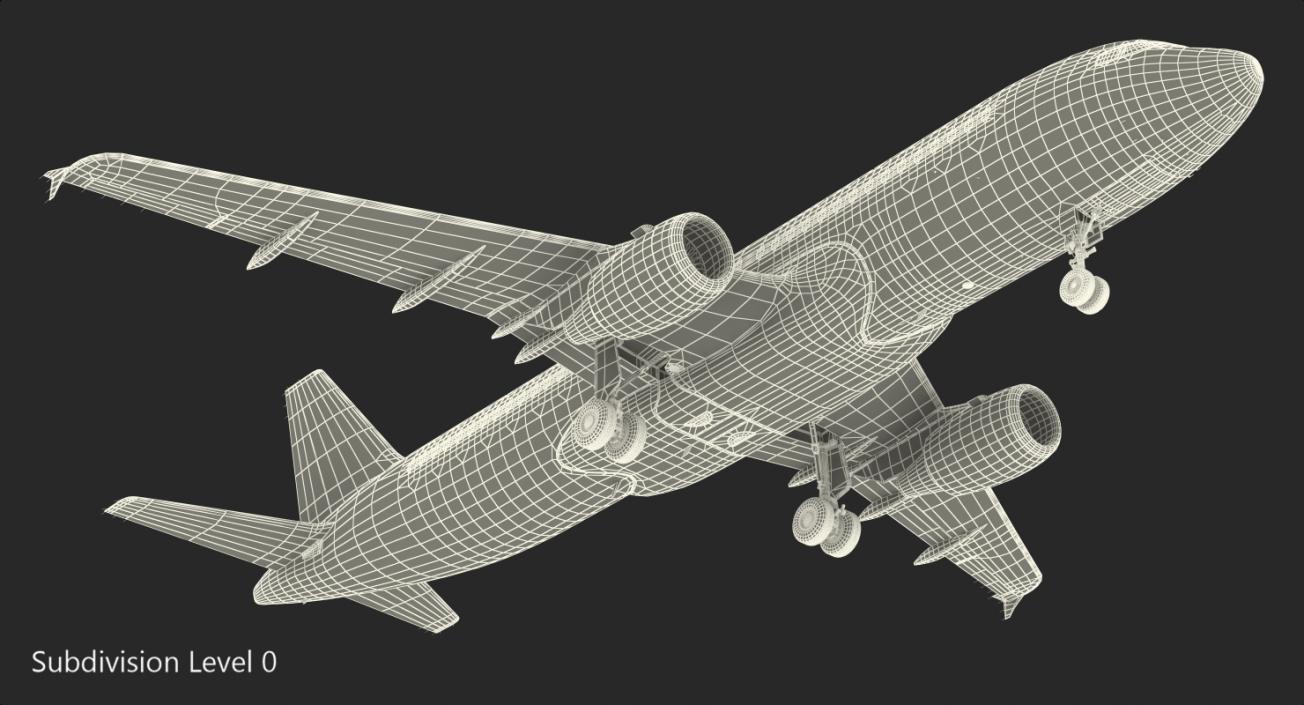 3D model Airbus A320 Vueling Airlines Rigged