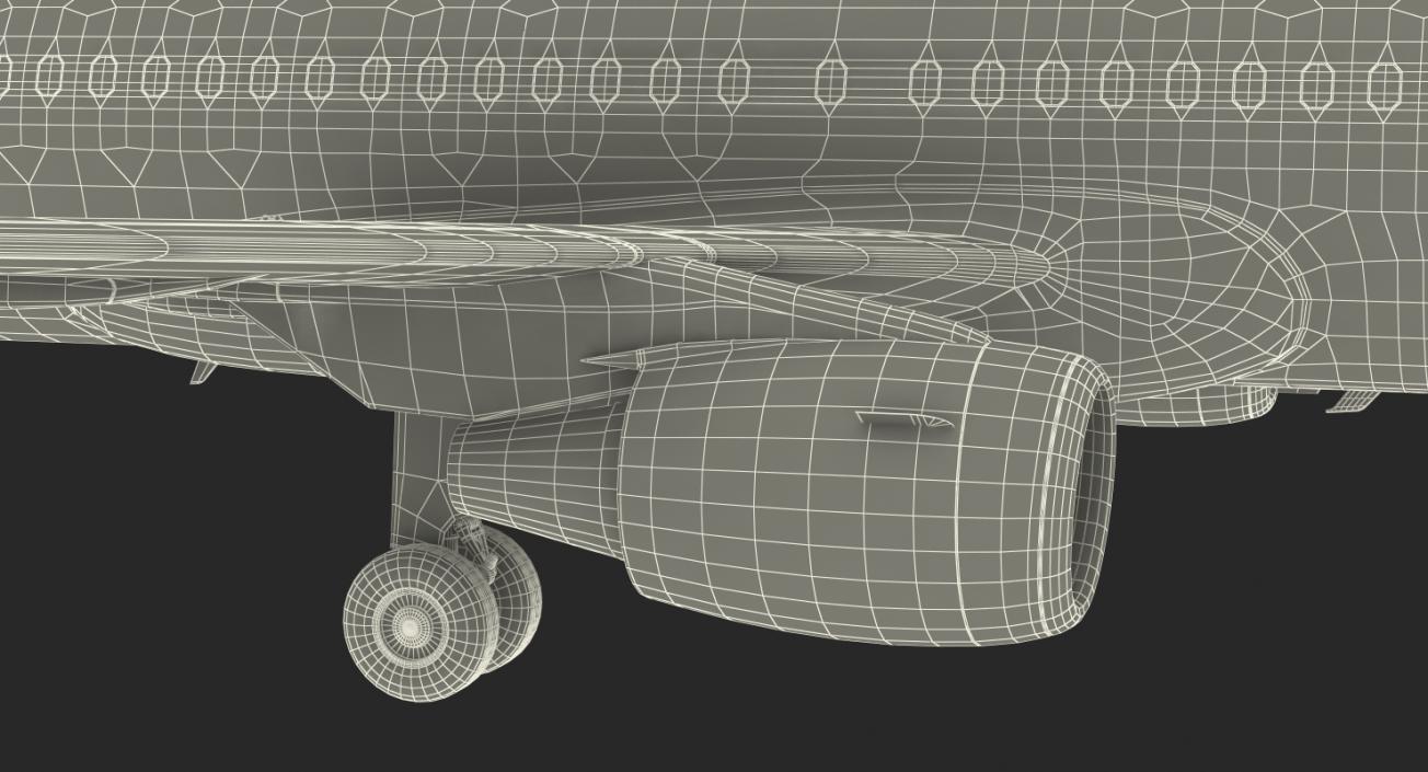 3D model Airbus A320 Vueling Airlines Rigged