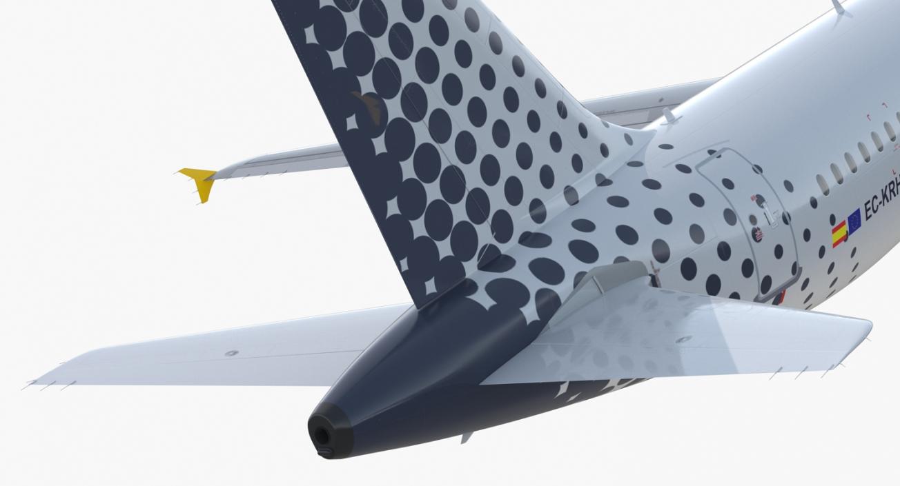 3D model Airbus A320 Vueling Airlines Rigged