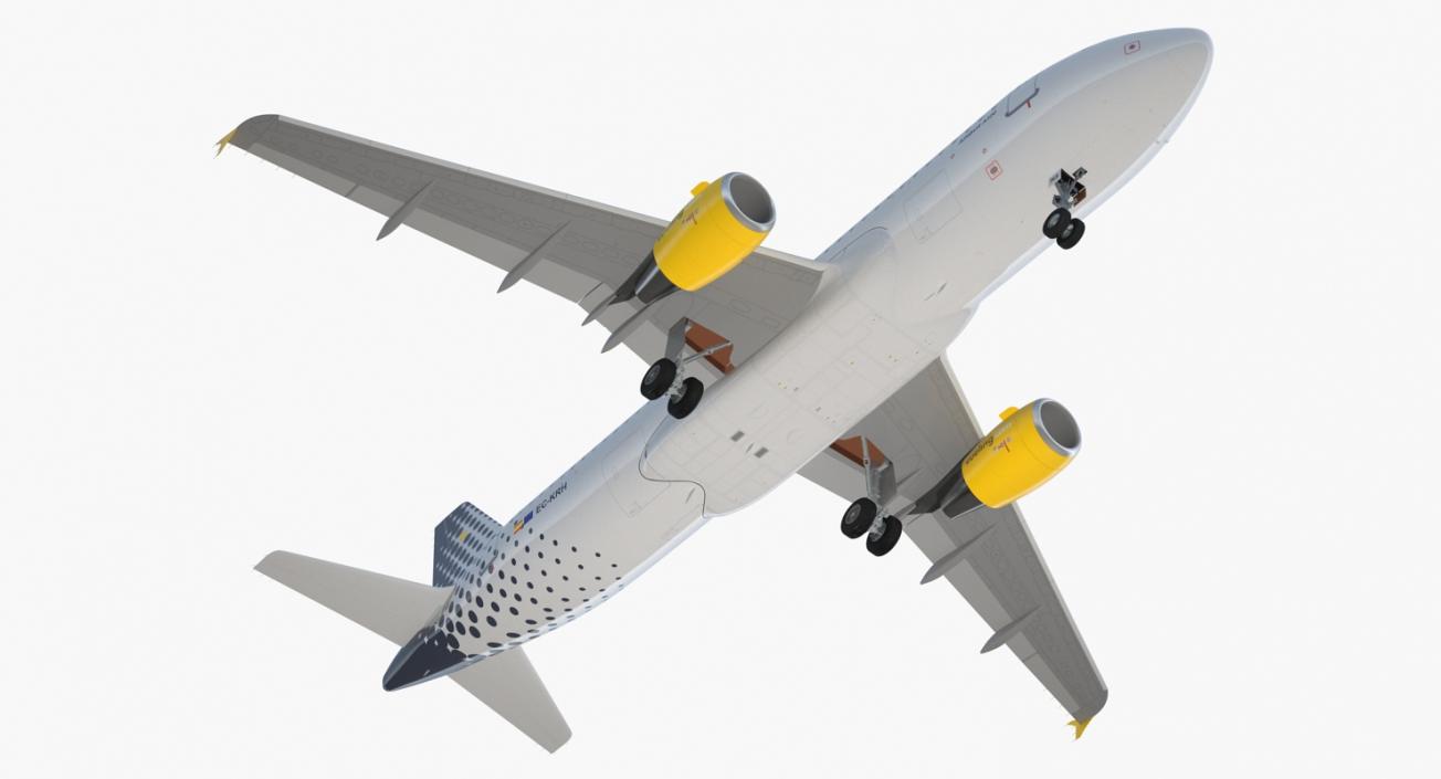 3D model Airbus A320 Vueling Airlines Rigged