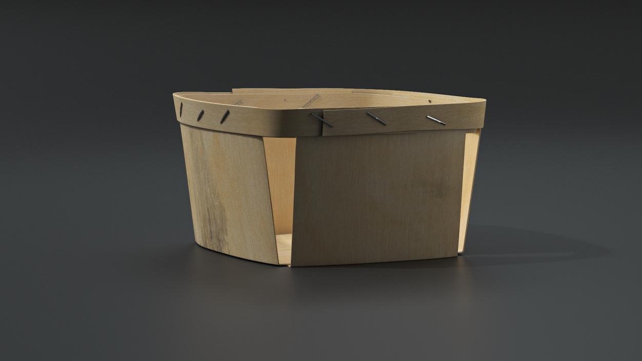 Vented Wooden Box 3D