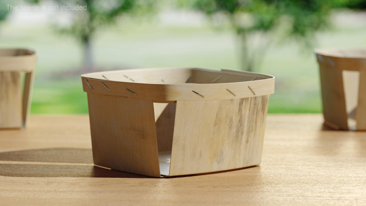 Vented Wooden Box 3D