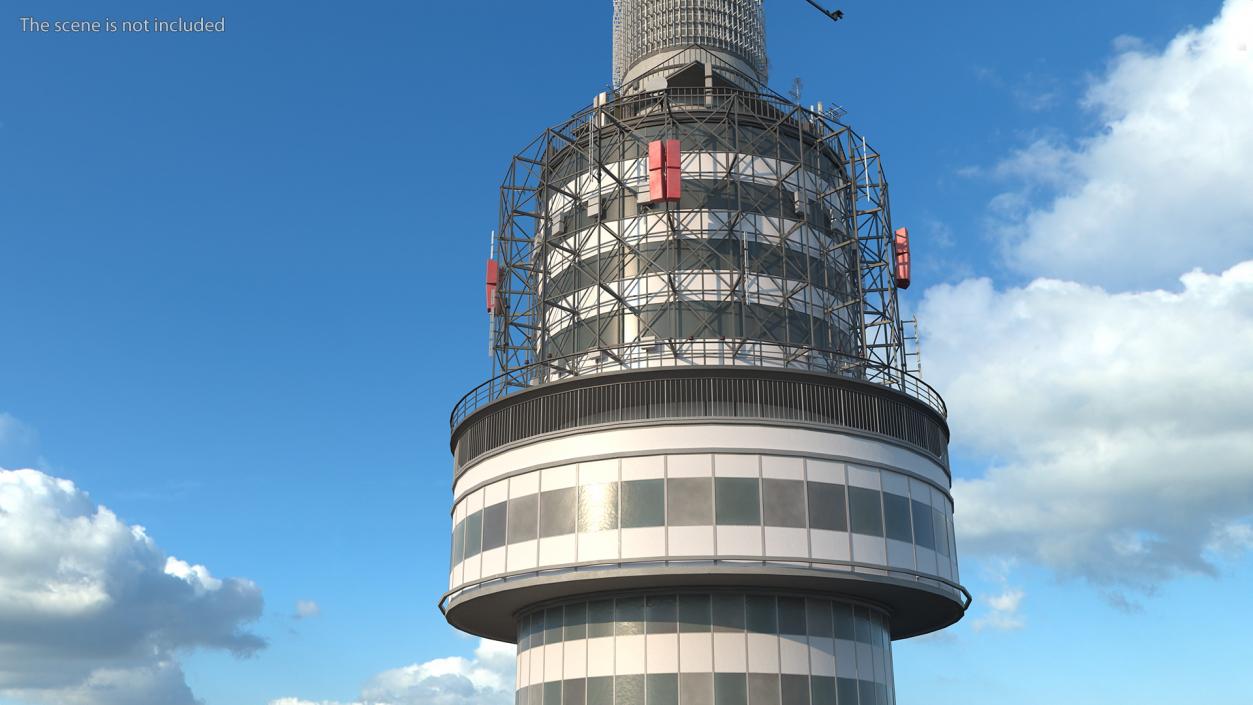 3D model Ostankino Tower