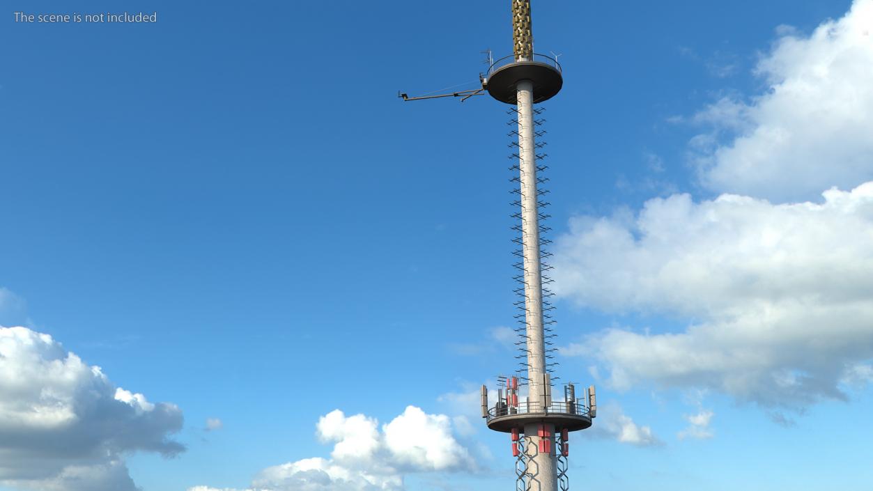 3D model Ostankino Tower